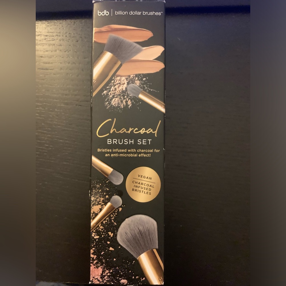 Billion Dollar Beauty 5 pc Charcoal Brush set
